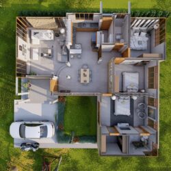 JM Plan Render JM Residence
